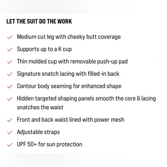 Chic Fuchsia One-Piece Swimsuit - Picture 3 of 6